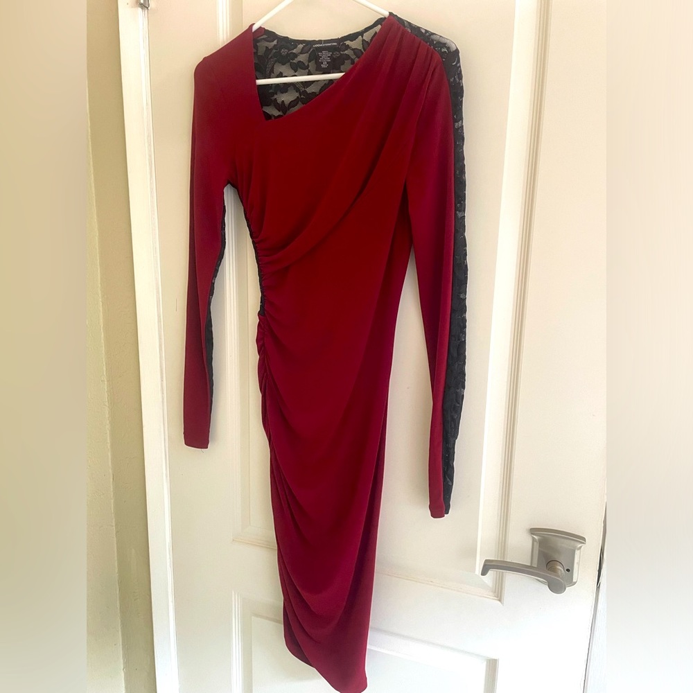 Moda international red dress size xs